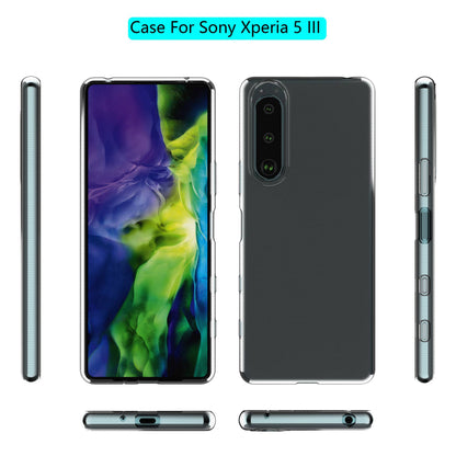 For Sony Xperia 5 III 5G Drop Protection Phone Case Shockproof TPU Crystal Clear Phone Back Shell