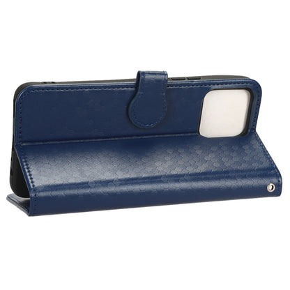 For Honor X8 4G Full Coverage PU Leather Phone Cover Dot Pattern Imprinted Wallet Stand Magnetic Phone Case with Strap