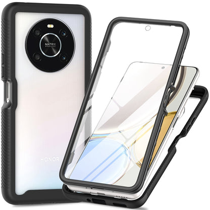 For Honor X9 4G / 5G / X30 5G / Magic4 Lite 5G 3-in-1 PC + TPU Full Protection Phone Case with PET Screen Protector