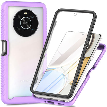 For Honor X9 4G / 5G / X30 5G / Magic4 Lite 5G 3-in-1 PC + TPU Full Protection Phone Case with PET Screen Protector