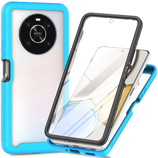 For Honor X9 4G / 5G / X30 5G / Magic4 Lite 5G 3-in-1 PC + TPU Full Protection Phone Case with PET Screen Protector