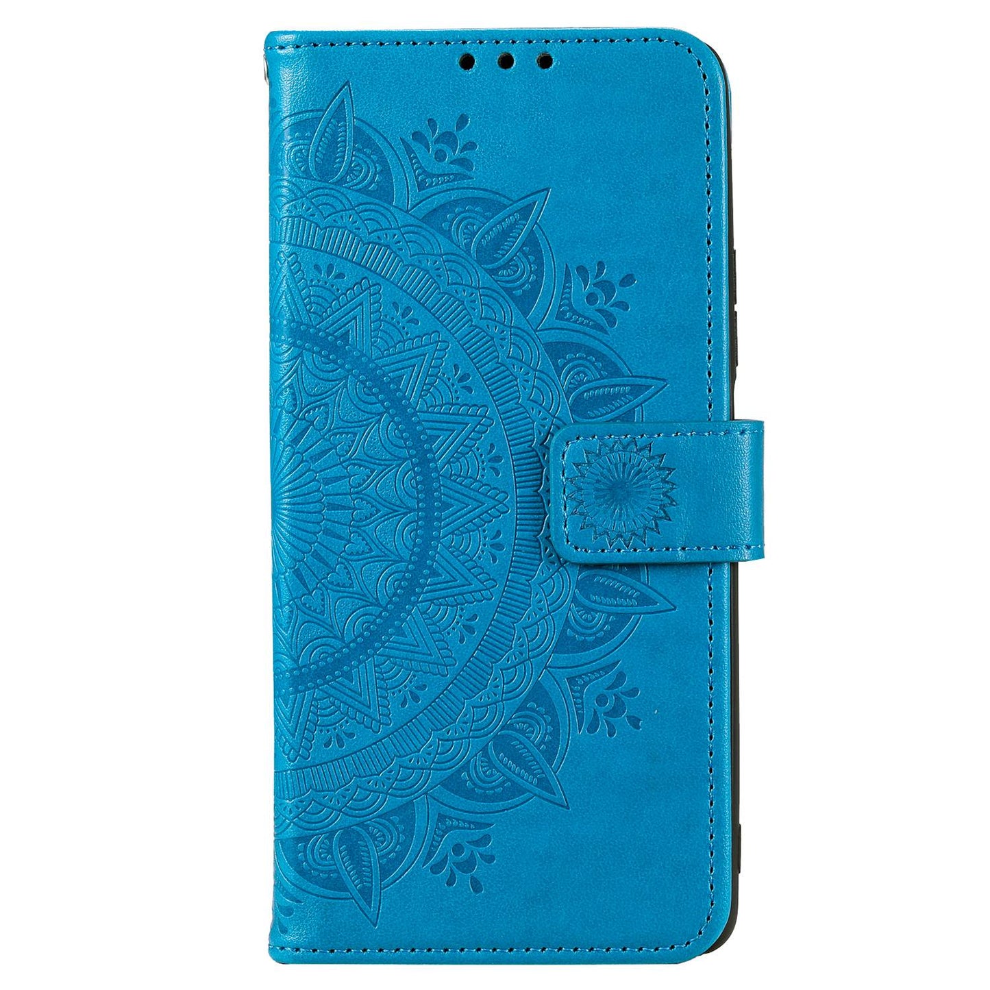 Flip Wallet Case For Nokia G60 5G, Book Style Mandala Flower Pattern Imprinted PU Leather Phone Cover Protective  Shell with Stand