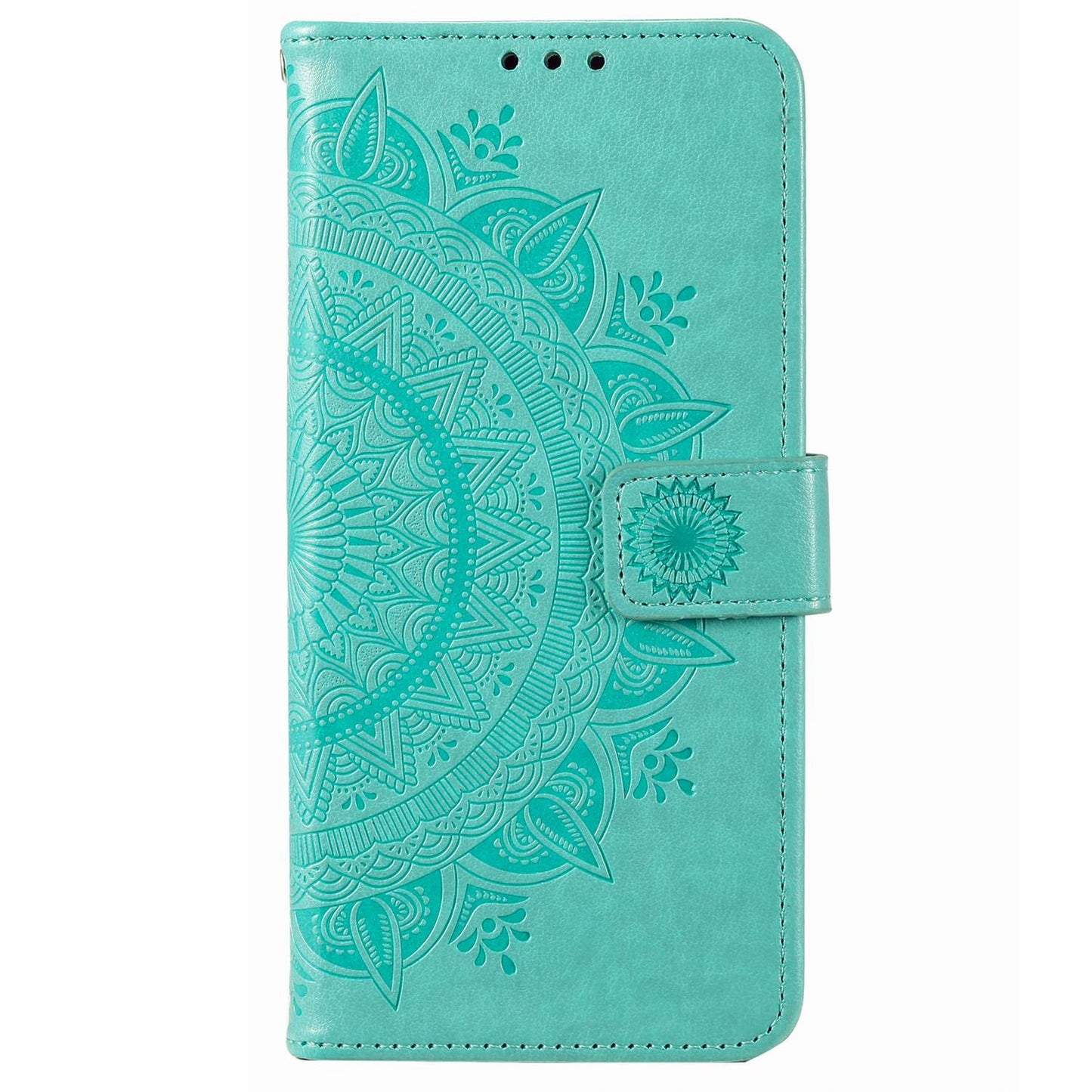 Flip Wallet Case For Nokia G60 5G, Book Style Mandala Flower Pattern Imprinted PU Leather Phone Cover Protective  Shell with Stand
