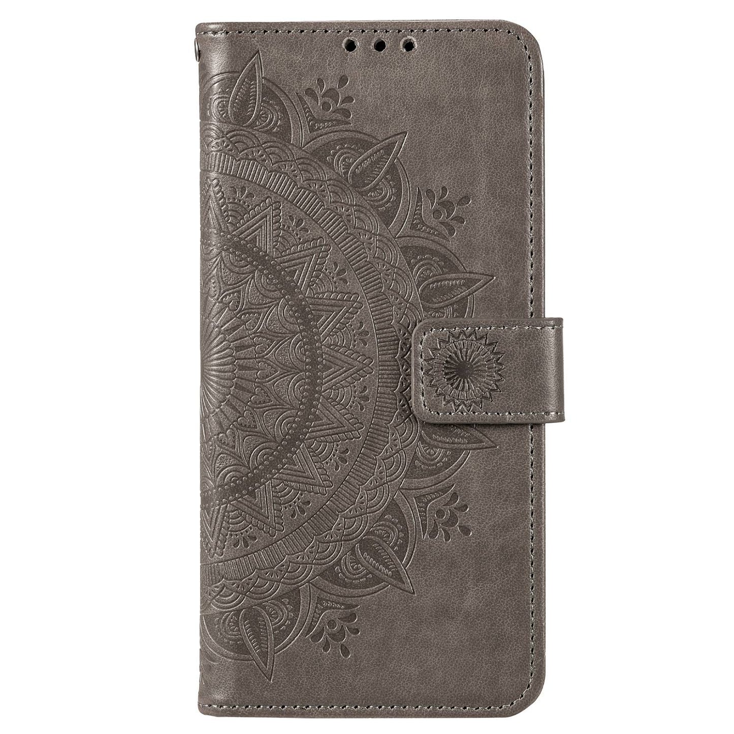 Flip Wallet Case For Nokia G60 5G, Book Style Mandala Flower Pattern Imprinted PU Leather Phone Cover Protective  Shell with Stand