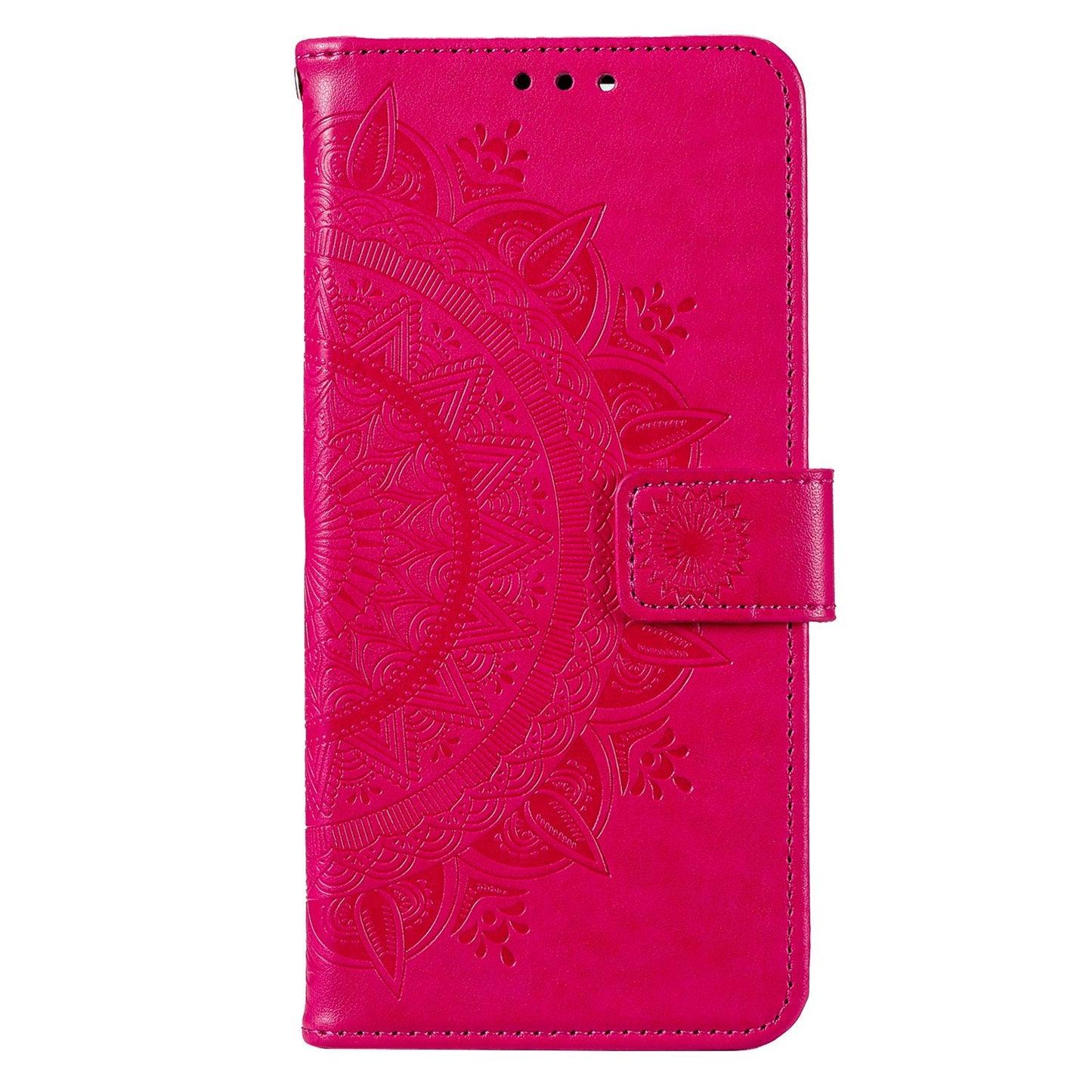 Flip Wallet Case For Nokia G60 5G, Book Style Mandala Flower Pattern Imprinted PU Leather Phone Cover Protective  Shell with Stand