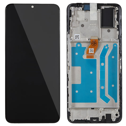For Honor Play 30 Plus 5G / X7 Grade B LCD Screen and Digitizer Assembly + Frame Replacement Part (without Logo)