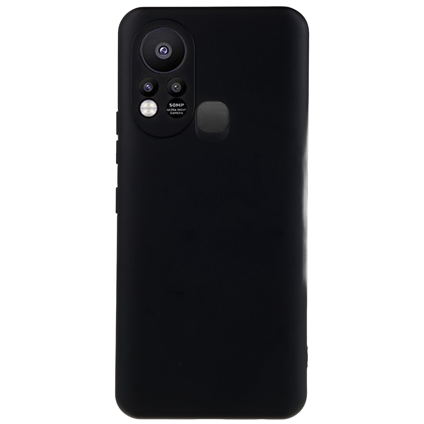 For Infinix Hot 11s 2.0MM TPU Phone Case Liquid Silicone Texture Feeling Arc Edge Cell Phone Back Cover
