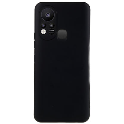 For Infinix Hot 11s 2.0MM TPU Phone Case Liquid Silicone Texture Feeling Arc Edge Cell Phone Back Cover