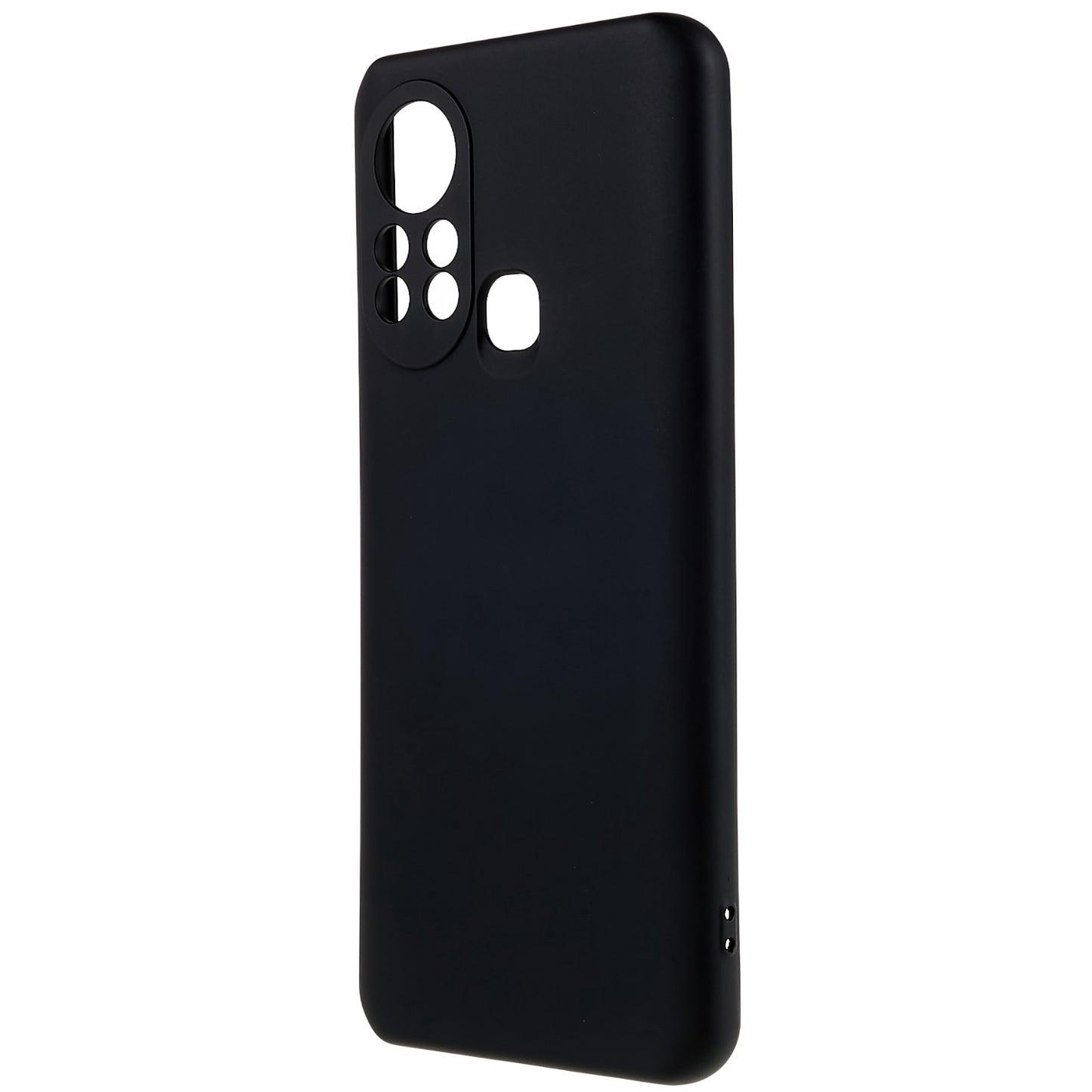 For Infinix Hot 11s 2.0MM TPU Phone Case Liquid Silicone Texture Feeling Arc Edge Cell Phone Back Cover