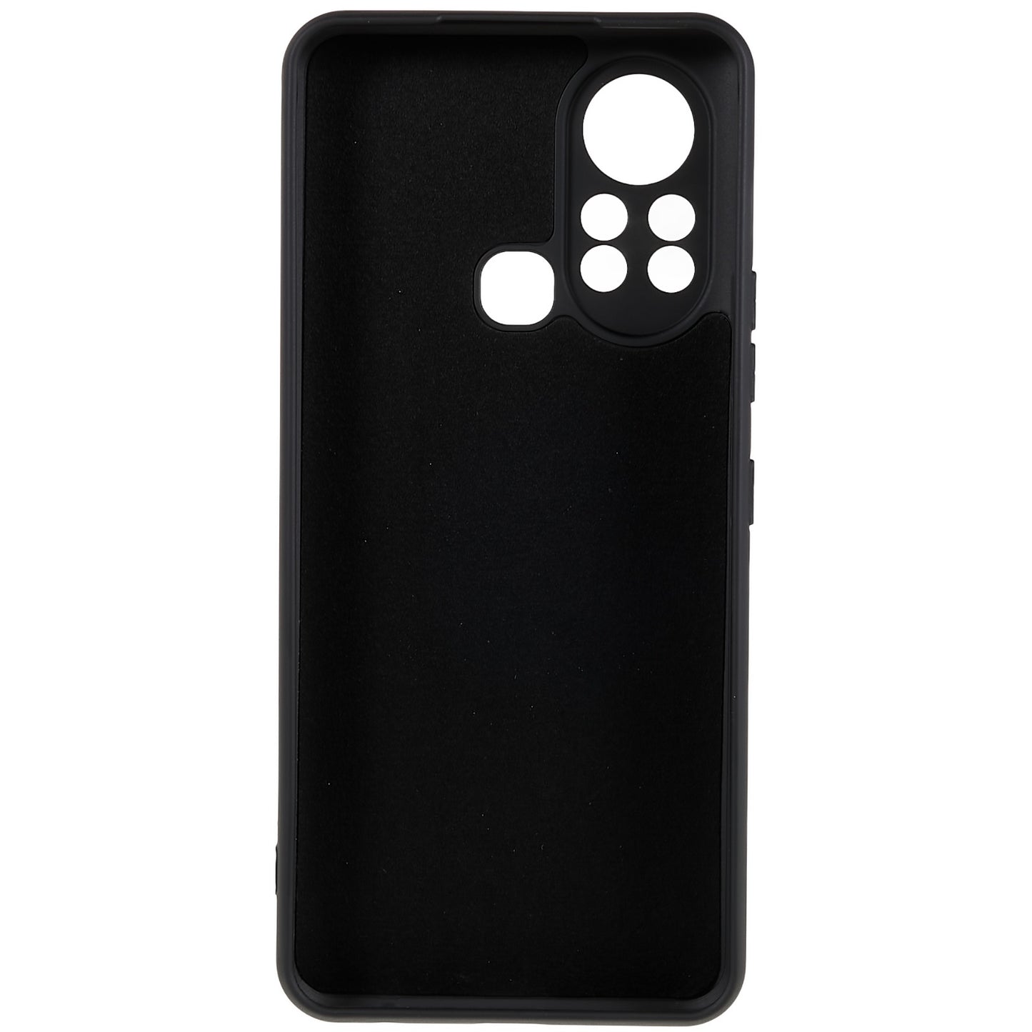 For Infinix Hot 11s 2.0MM TPU Phone Case Liquid Silicone Texture Feeling Arc Edge Cell Phone Back Cover