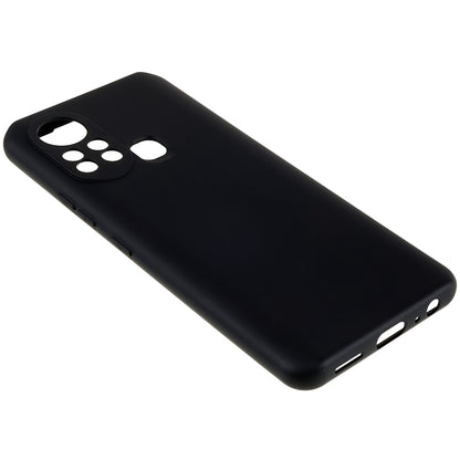 For Infinix Hot 11s 2.0MM TPU Phone Case Liquid Silicone Texture Feeling Arc Edge Cell Phone Back Cover