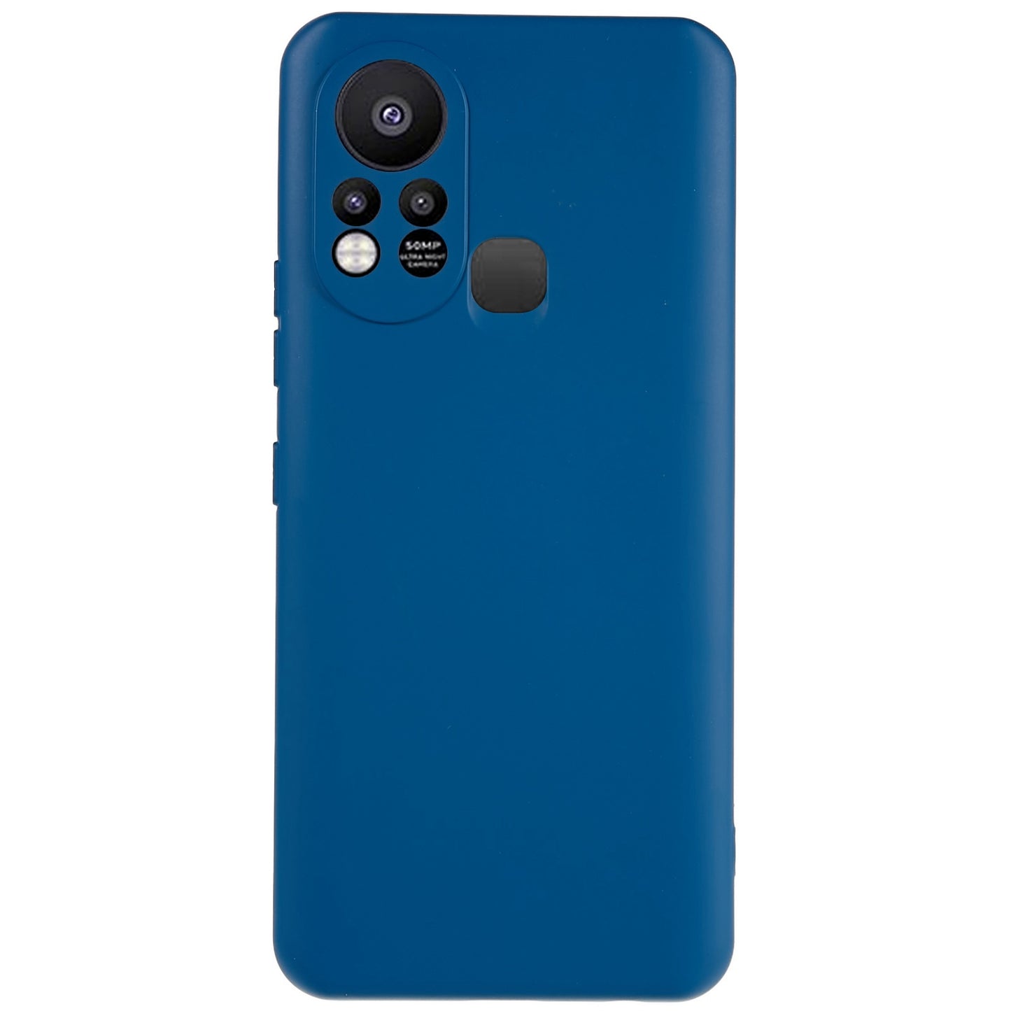 For Infinix Hot 11s 2.0MM TPU Phone Case Liquid Silicone Texture Feeling Arc Edge Cell Phone Back Cover