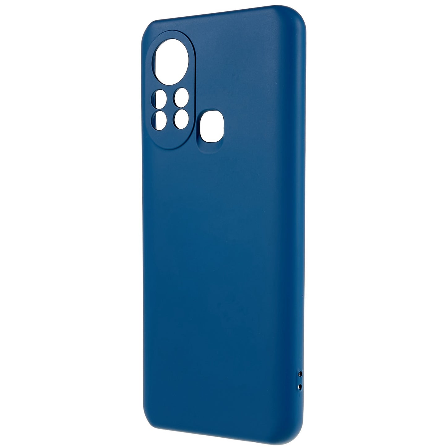For Infinix Hot 11s 2.0MM TPU Phone Case Liquid Silicone Texture Feeling Arc Edge Cell Phone Back Cover
