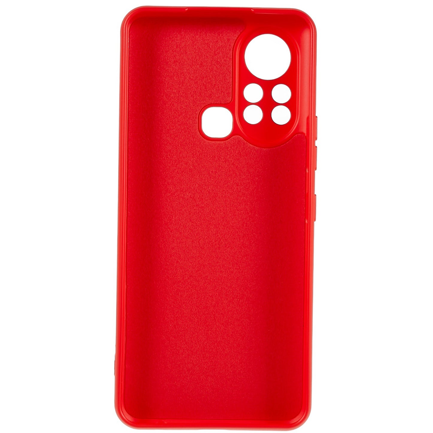 For Infinix Hot 11s 2.0MM TPU Phone Case Liquid Silicone Texture Feeling Arc Edge Cell Phone Back Cover