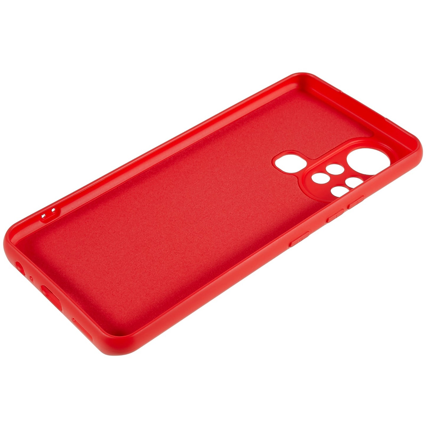 For Infinix Hot 11s 2.0MM TPU Phone Case Liquid Silicone Texture Feeling Arc Edge Cell Phone Back Cover