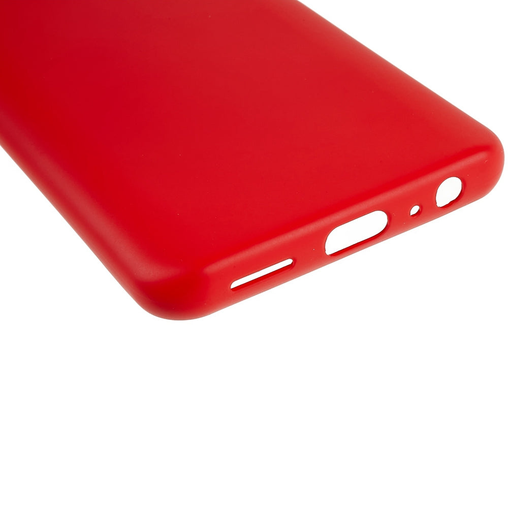 For Infinix Hot 11s 2.0MM TPU Phone Case Liquid Silicone Texture Feeling Arc Edge Cell Phone Back Cover