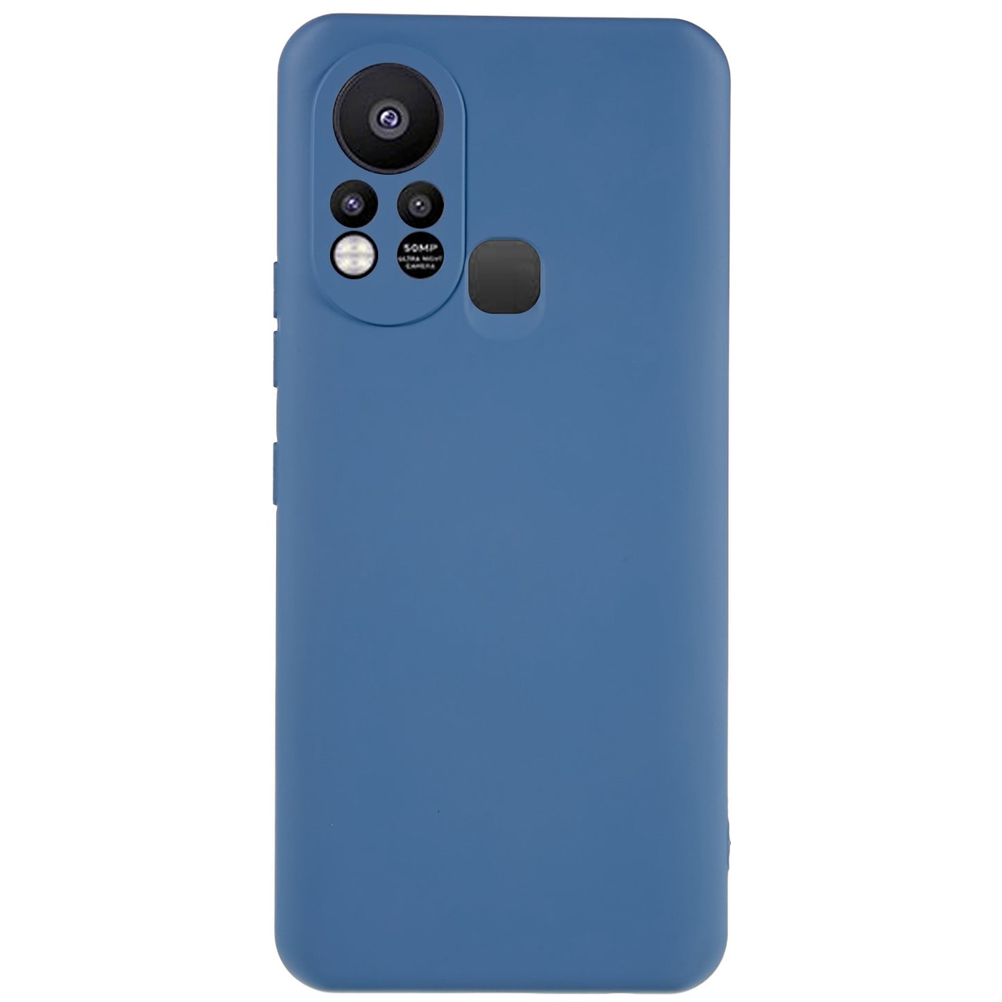 For Infinix Hot 11s 2.0MM TPU Phone Case Liquid Silicone Texture Feeling Arc Edge Cell Phone Back Cover
