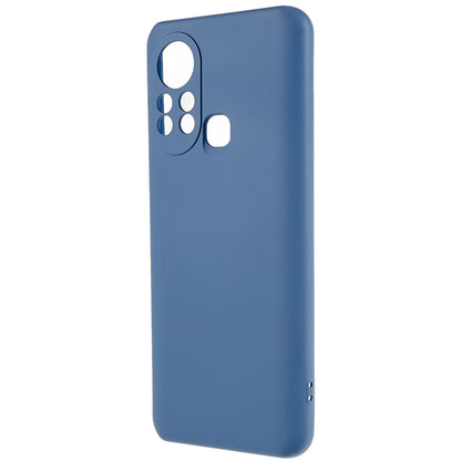 For Infinix Hot 11s 2.0MM TPU Phone Case Liquid Silicone Texture Feeling Arc Edge Cell Phone Back Cover