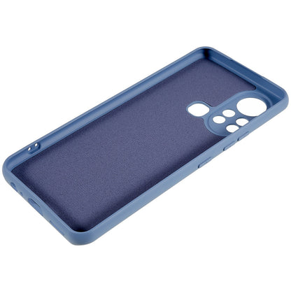 For Infinix Hot 11s 2.0MM TPU Phone Case Liquid Silicone Texture Feeling Arc Edge Cell Phone Back Cover