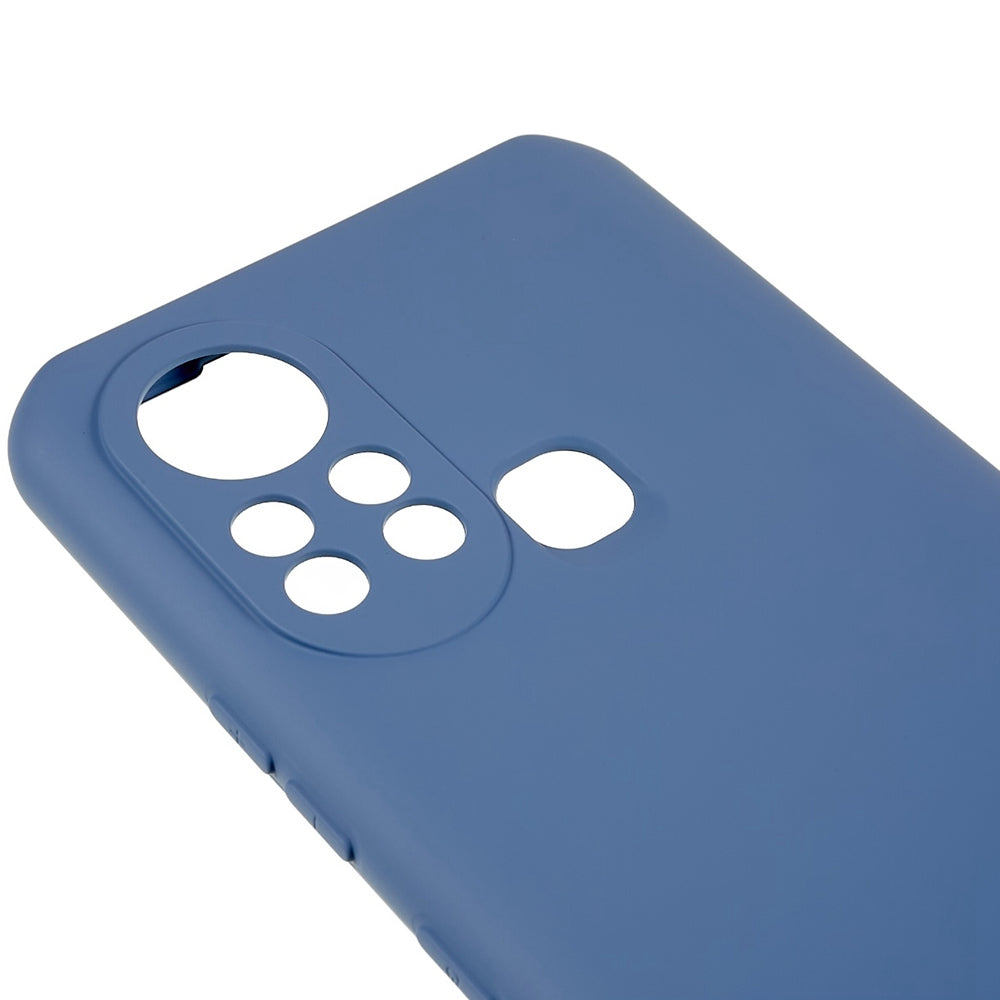 For Infinix Hot 11s 2.0MM TPU Phone Case Liquid Silicone Texture Feeling Arc Edge Cell Phone Back Cover