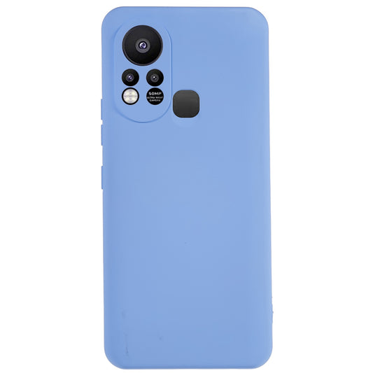 For Infinix Hot 11s 2.0MM TPU Phone Case Liquid Silicone Texture Feeling Arc Edge Cell Phone Back Cover