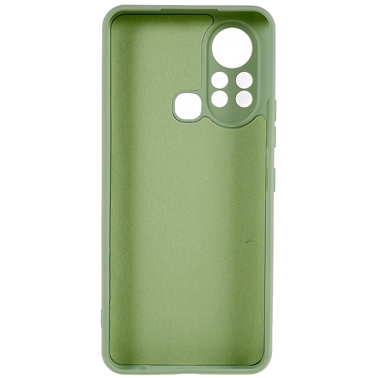 For Infinix Hot 11s 2.0MM TPU Phone Case Liquid Silicone Texture Feeling Arc Edge Cell Phone Back Cover