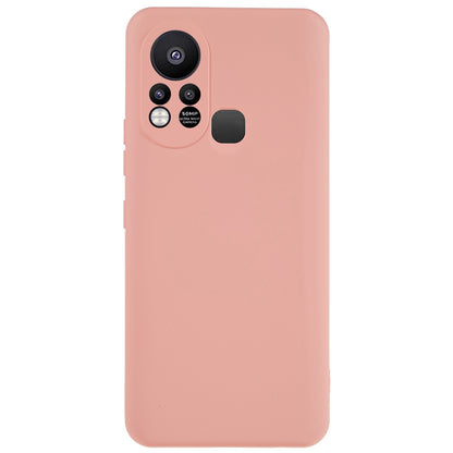 For Infinix Hot 11s 2.0MM TPU Phone Case Liquid Silicone Texture Feeling Arc Edge Cell Phone Back Cover