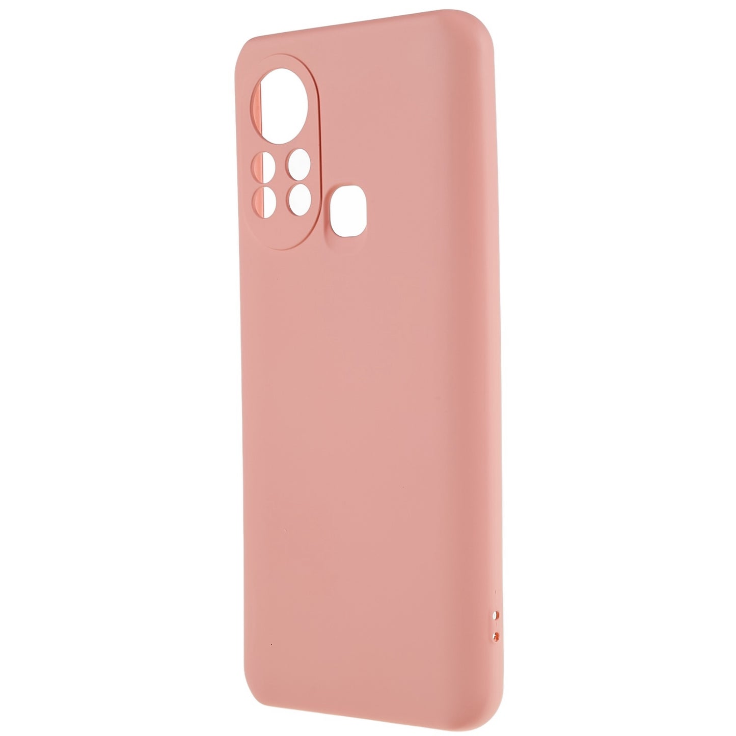 For Infinix Hot 11s 2.0MM TPU Phone Case Liquid Silicone Texture Feeling Arc Edge Cell Phone Back Cover