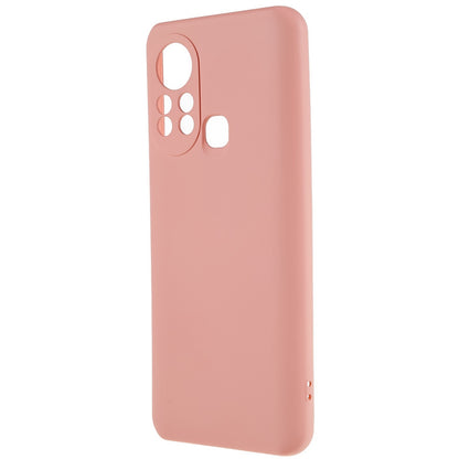 For Infinix Hot 11s 2.0MM TPU Phone Case Liquid Silicone Texture Feeling Arc Edge Cell Phone Back Cover