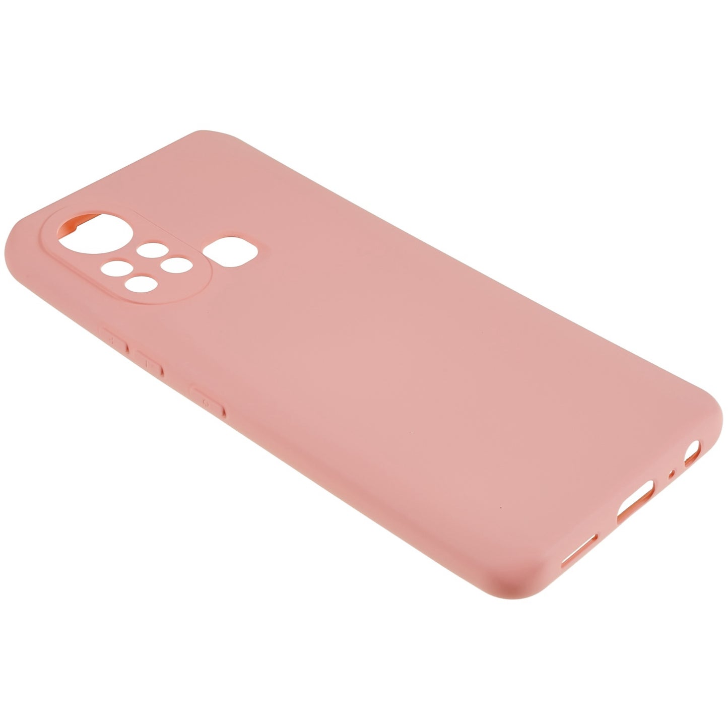 For Infinix Hot 11s 2.0MM TPU Phone Case Liquid Silicone Texture Feeling Arc Edge Cell Phone Back Cover