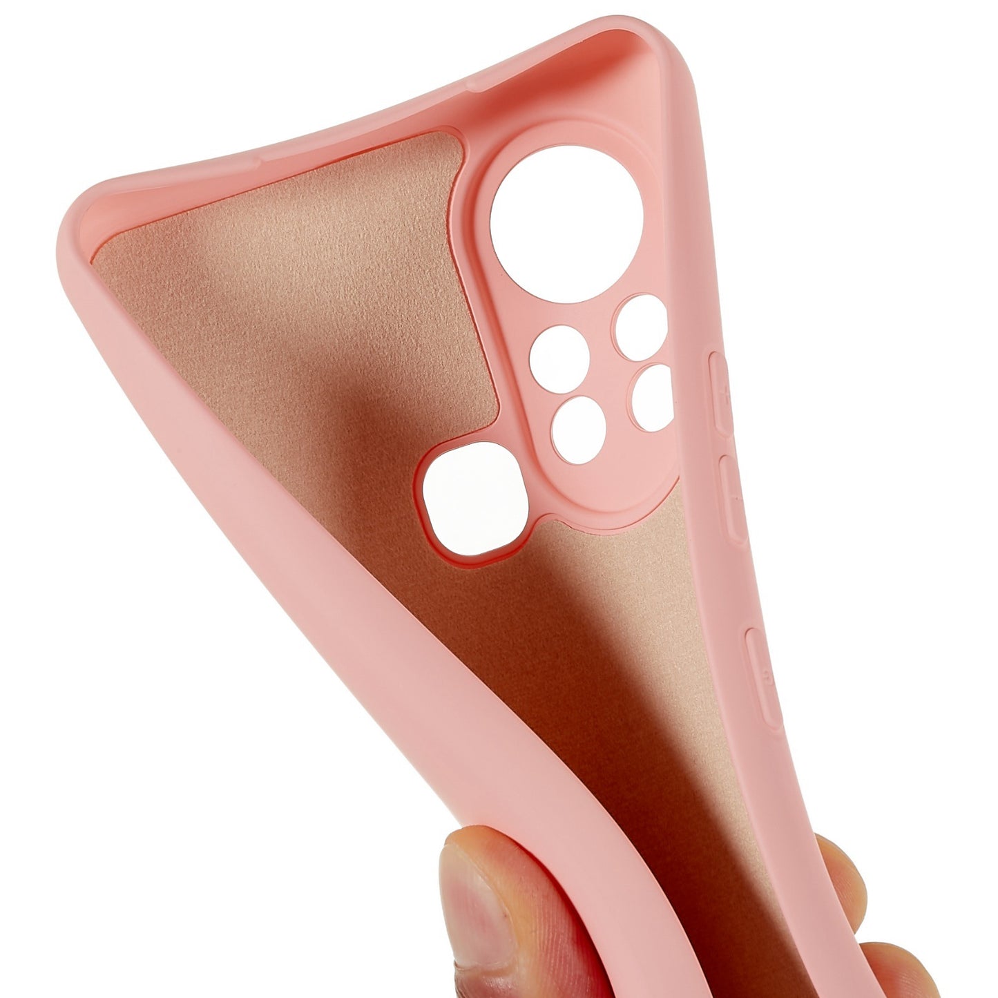 For Infinix Hot 11s 2.0MM TPU Phone Case Liquid Silicone Texture Feeling Arc Edge Cell Phone Back Cover