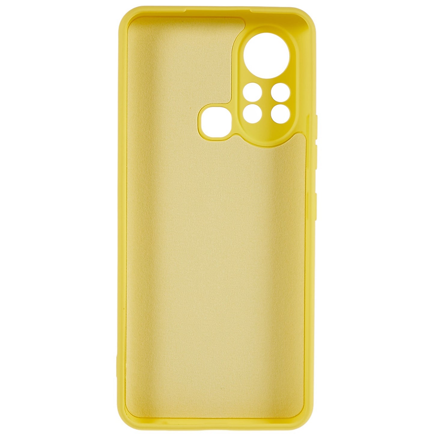 For Infinix Hot 11s 2.0MM TPU Phone Case Liquid Silicone Texture Feeling Arc Edge Cell Phone Back Cover