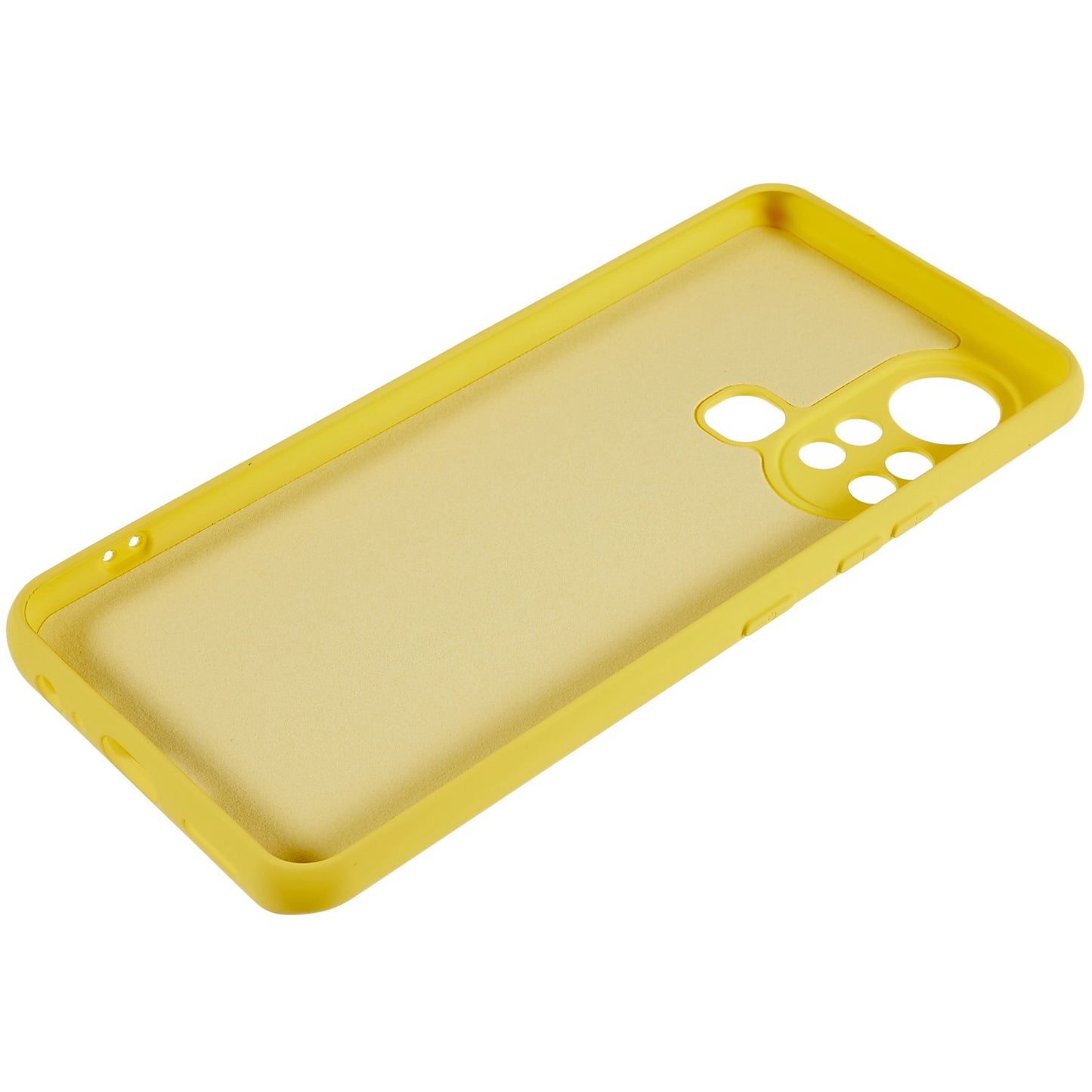 For Infinix Hot 11s 2.0MM TPU Phone Case Liquid Silicone Texture Feeling Arc Edge Cell Phone Back Cover