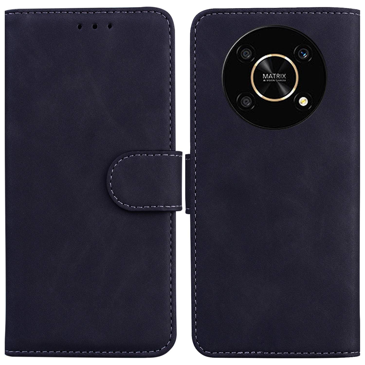 For Honor X9 5G / 4G Anti-dust Mobile Phone Case PU Leather Magnetic Shockproof Stand Cover Wallet