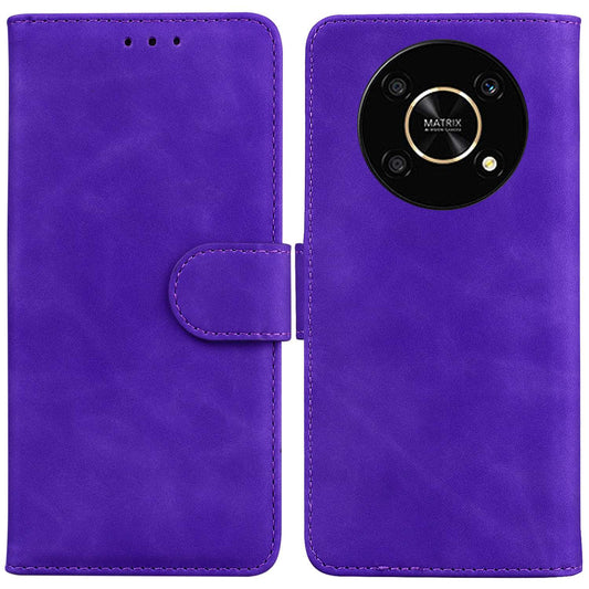 For Honor X9 5G / 4G Anti-dust Mobile Phone Case PU Leather Magnetic Shockproof Stand Cover Wallet