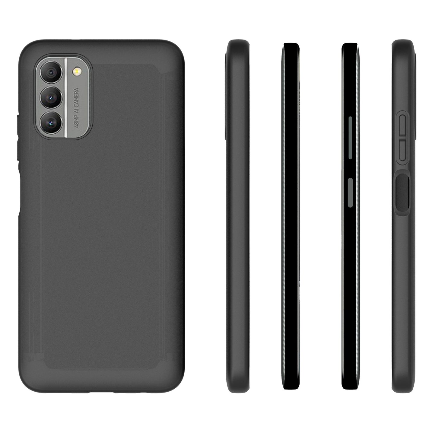 10Pcs / Pack Soft TPU Phone Case for Nokia G400 5G, Dual-sided Matte Finish Protective Cover