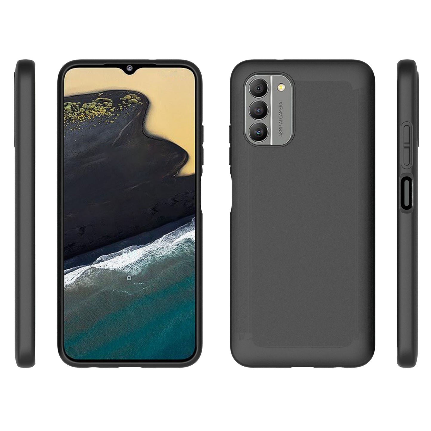 10Pcs / Pack Soft TPU Phone Case for Nokia G400 5G, Dual-sided Matte Finish Protective Cover