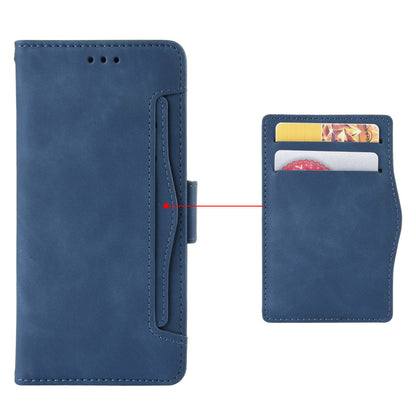 For Honor X8 5G Anti-drop PU Leather Folio Phone Case Stand Multiple Card Slots Magnetic Protective Flip Cell Phone Cover
