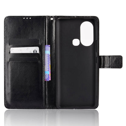 For Infinix Hot 11s / Infinix Hot 11s NFC 4G Anti-drop PU Leather Phone Case Crazy Horse Texture Wallet Stand Magnetic Clasp Phone Cover
