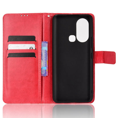 For Infinix Hot 11s / Infinix Hot 11s NFC 4G Anti-drop PU Leather Phone Case Crazy Horse Texture Wallet Stand Magnetic Clasp Phone Cover