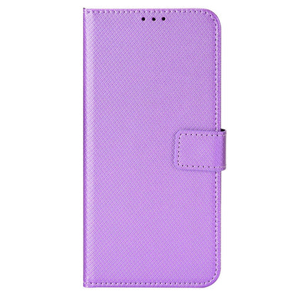 For Infinix Hot 11s / Hot 11s NFC 4G Wallet Phone Case Diamond Texture Anti-scratch PU Leather Cellphone Cover with Stand