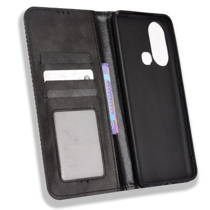For Infinix Hot 11s / Hot 11s NFC 4G Retro Texture PU Leather Case Imprinted Pattern Magnetic Auto-absorbed Phone Stand Wallet Cover