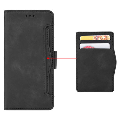 For Infinix Hot 11s / Hot 11s NFC 4G Multiple Card Slots PU Leather Case Dual Magnetic Clasp Phone Cover with Stand Wallet