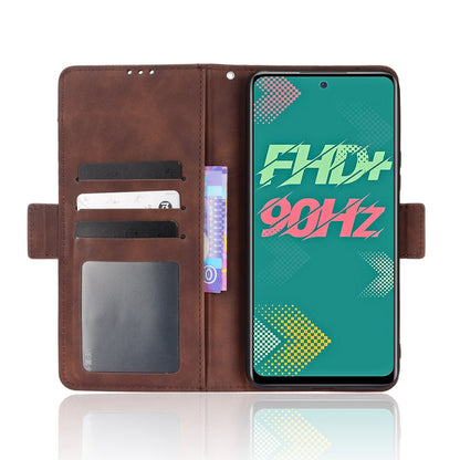 For Infinix Hot 11s / Hot 11s NFC 4G Multiple Card Slots PU Leather Case Dual Magnetic Clasp Phone Cover with Stand Wallet