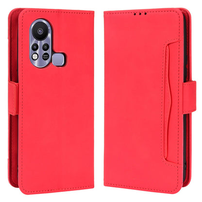 For Infinix Hot 11s / Hot 11s NFC 4G Multiple Card Slots PU Leather Case Dual Magnetic Clasp Phone Cover with Stand Wallet