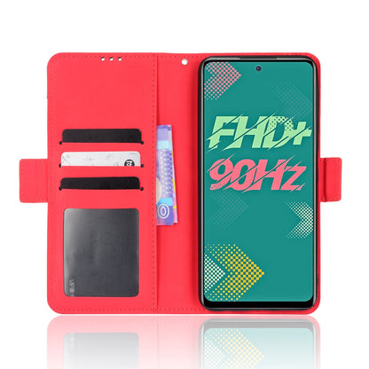 For Infinix Hot 11s / Hot 11s NFC 4G Multiple Card Slots PU Leather Case Dual Magnetic Clasp Phone Cover with Stand Wallet