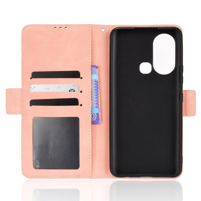 For Infinix Hot 11s / Hot 11s NFC 4G Multiple Card Slots PU Leather Case Dual Magnetic Clasp Phone Cover with Stand Wallet