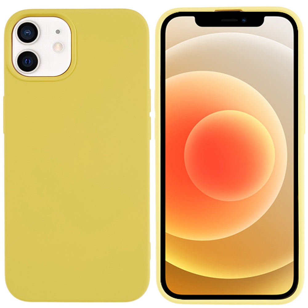 For iPhone 12 mini 5.4 inch Anti-scratch 2.0mm Soft TPU Case Drop-proof Cell Phone Cover