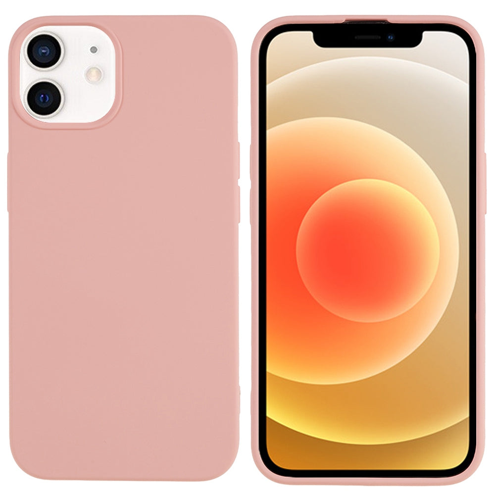 For iPhone 12 mini 5.4 inch Anti-scratch 2.0mm Soft TPU Case Drop-proof Cell Phone Cover