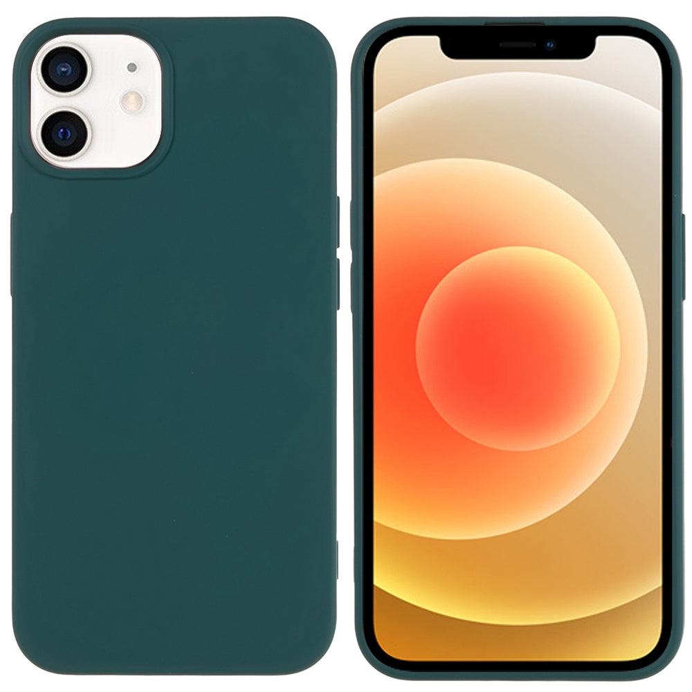 For iPhone 12 mini 5.4 inch Anti-scratch 2.0mm Soft TPU Case Drop-proof Cell Phone Cover